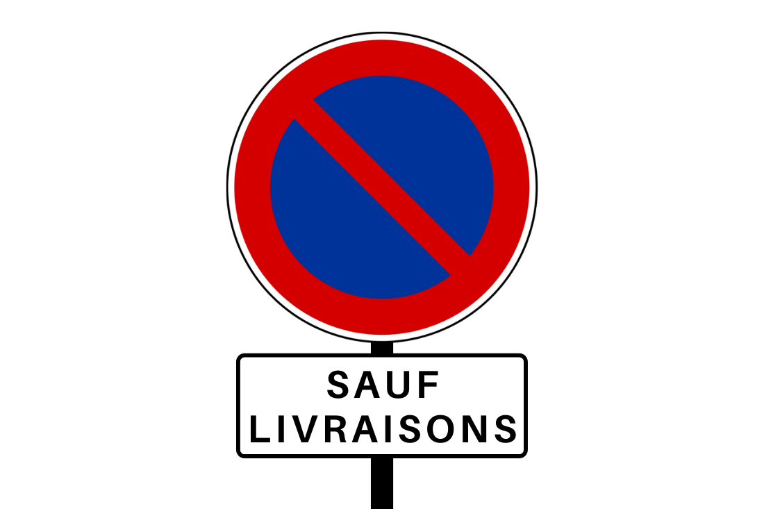 Panneau sauf livraison